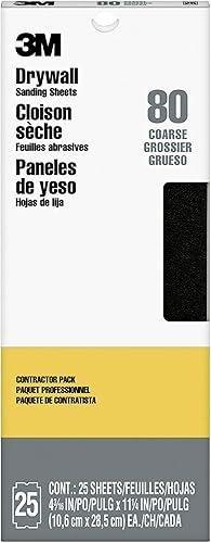 Miniatura 10 de 3M Pantallas de Lijado para Paneles de Yeso, 4 316 in x 11 14 in, 150 grano, 10 hojas