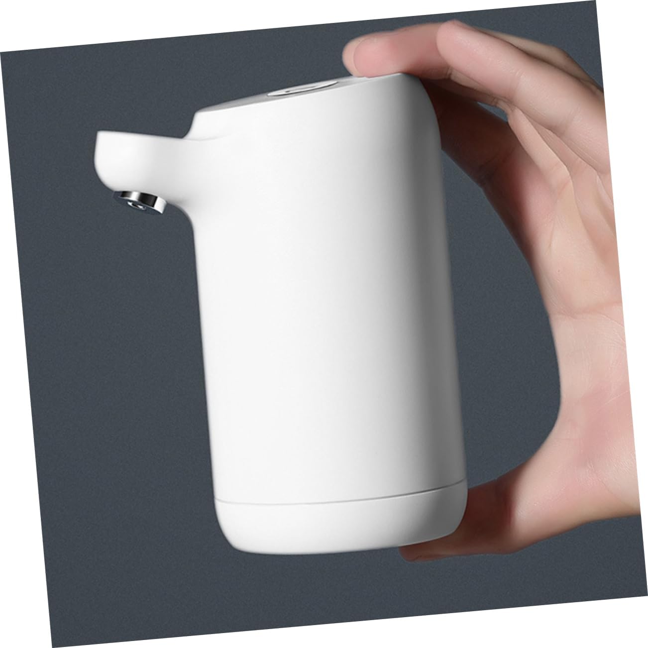 DOITOOL 1pc Compact Electric Water Dispenser USB Rechargeable Drinking Water Pump for Home Outdoor Use Fits to Bottles Easy for Ages for Tea Room Office