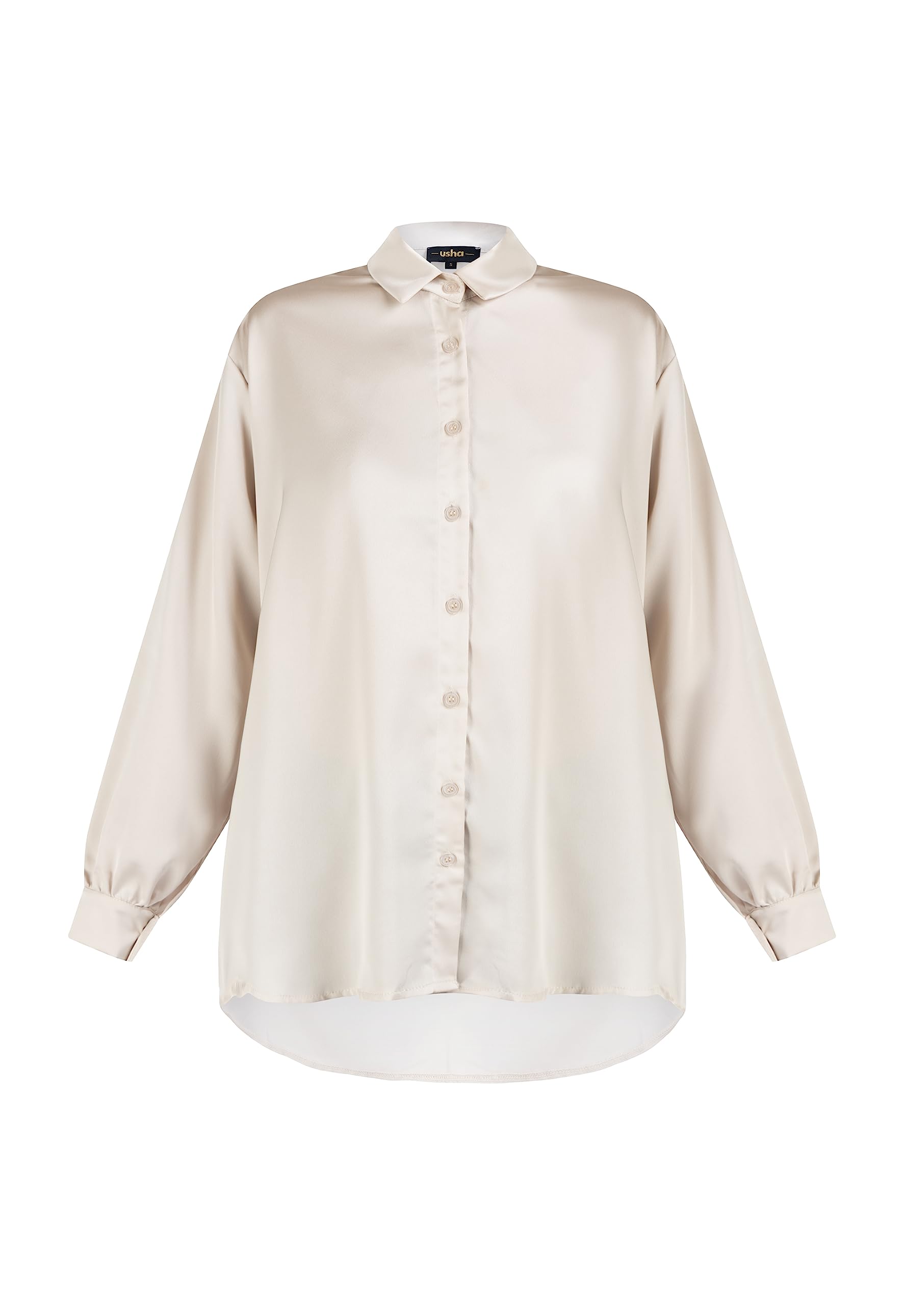 Idony Women's Blouse 17329910, Cream, S, Cream, S