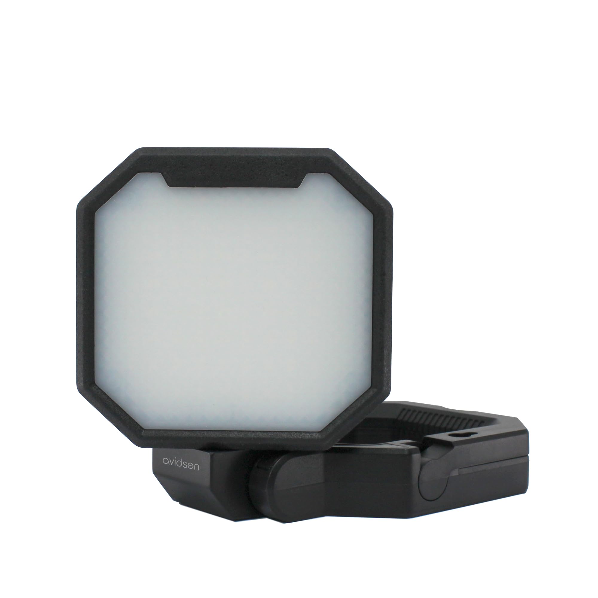 Avidsen Projecteur LED Rechargeable 2000 Lumens - Lampe de Travail avec Fonction Batterie Externe (Powerbank) - Tête Rotative 360° - Support Magnétique & Crochet - USB-​C - Étanchéité IPX4 - Noir