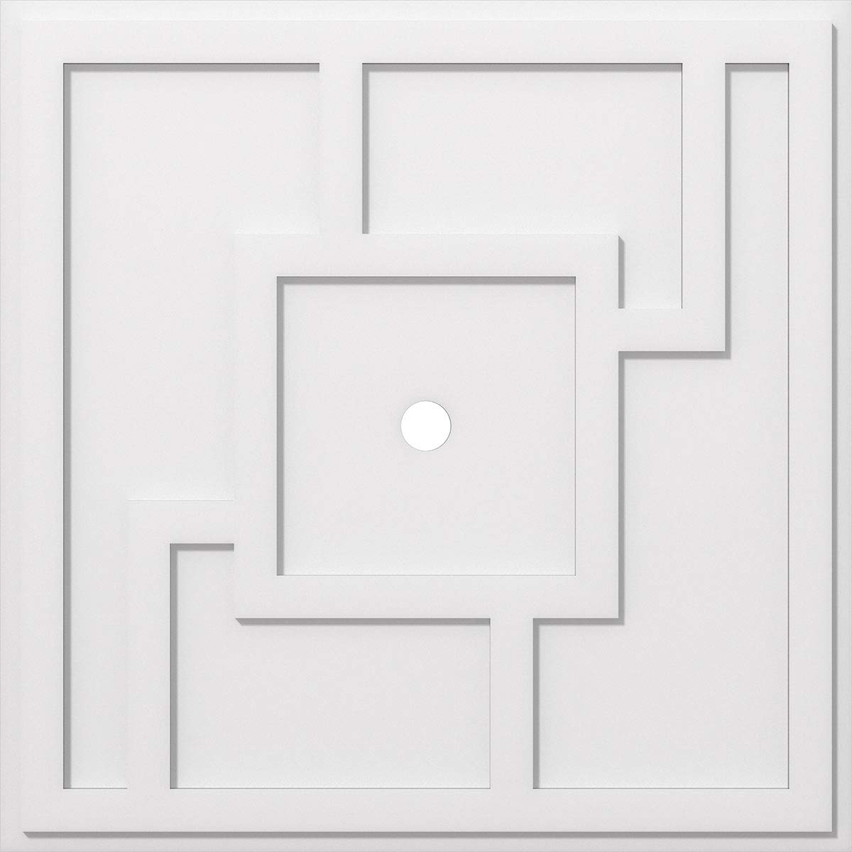 Ekena Millwork CMP14KX-03000 Knox Architectural Grade PVC Contemporary Urethane Ceiling Medallions 14"OD x 3"ID x 4 3/4"C x 1"P — Amazon image 25