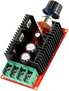 Pruie Ajustável 10-50V/40A/2000W DC Controle de velocidade do motor PWM HHO RC Controlador 12V 24V 36V 40V 50V Ajustador de velocidade