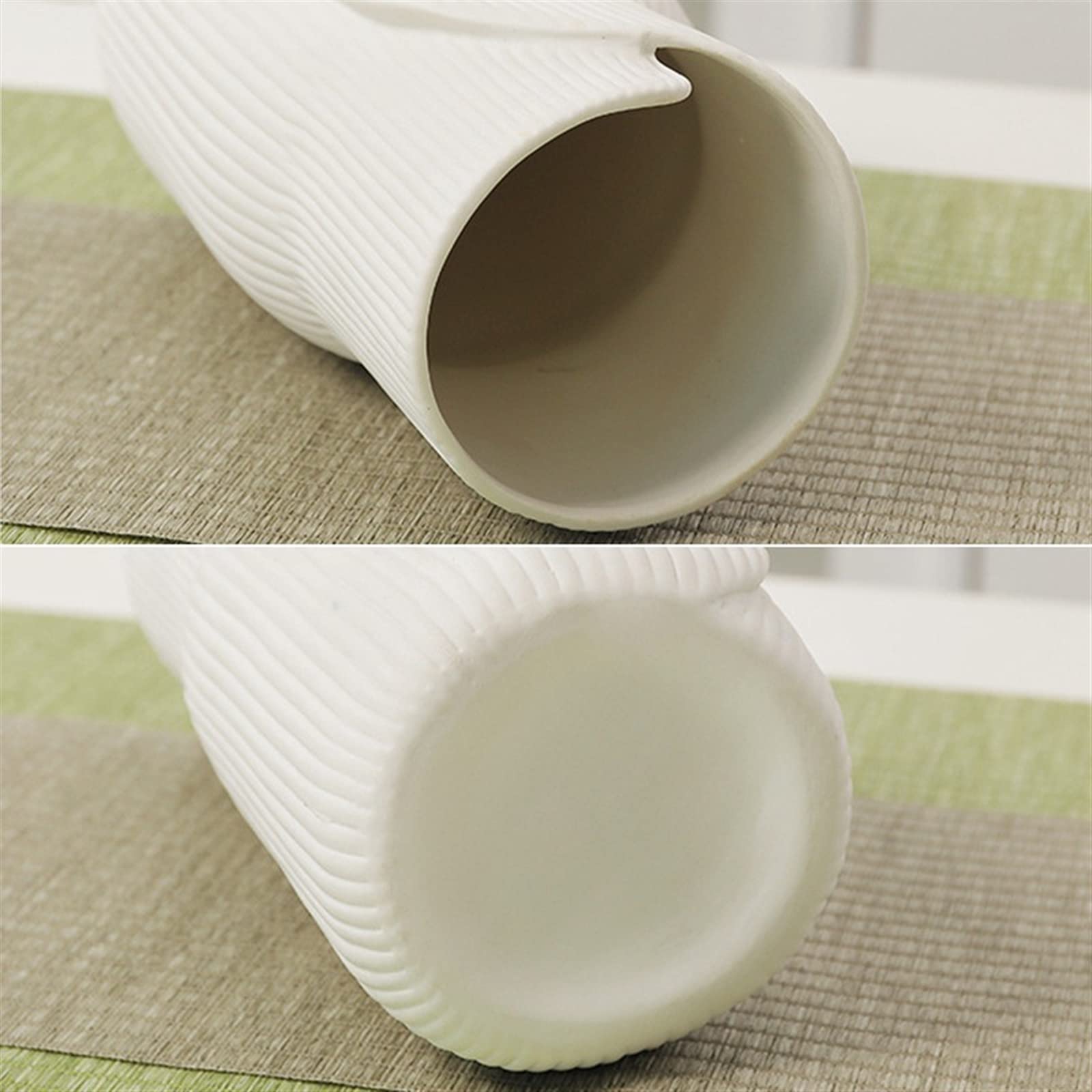 Wazony Wystrój Ceramiczny Wazon Nordycki Nowoczesny Kreatywny Salon Wnętrze Stołu Suche Dekoracje Kwiatowe Wazony (Kolor: C)