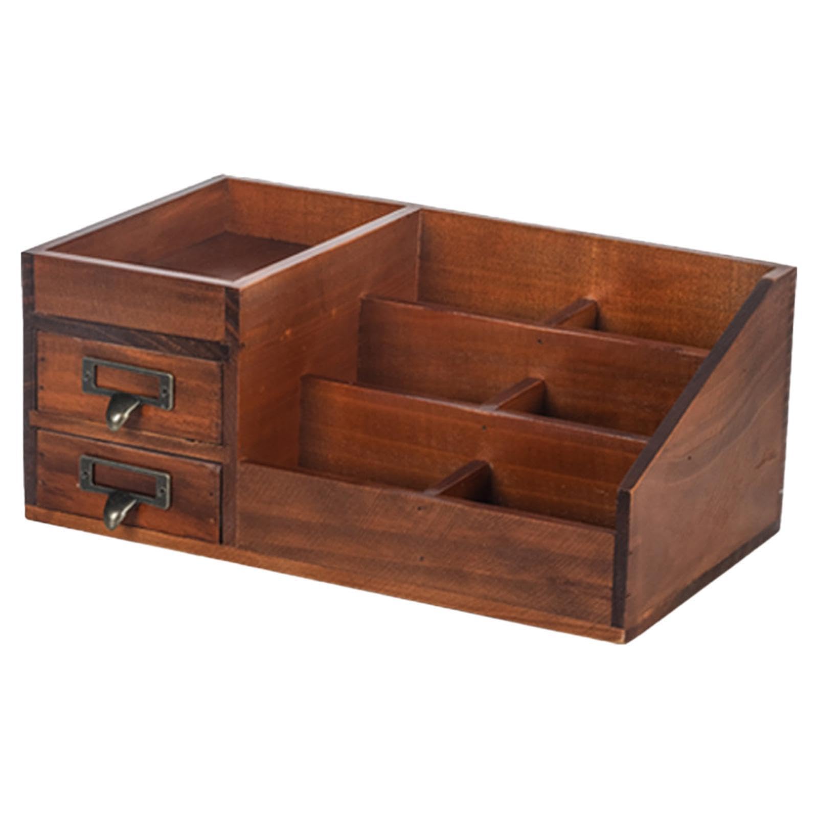 TWISAXC Versatile Desktop Storage Basket Offering Space Saving Solutions For Makeup Remote Controls And Sundries Organization Makeup Drawer Storage Box