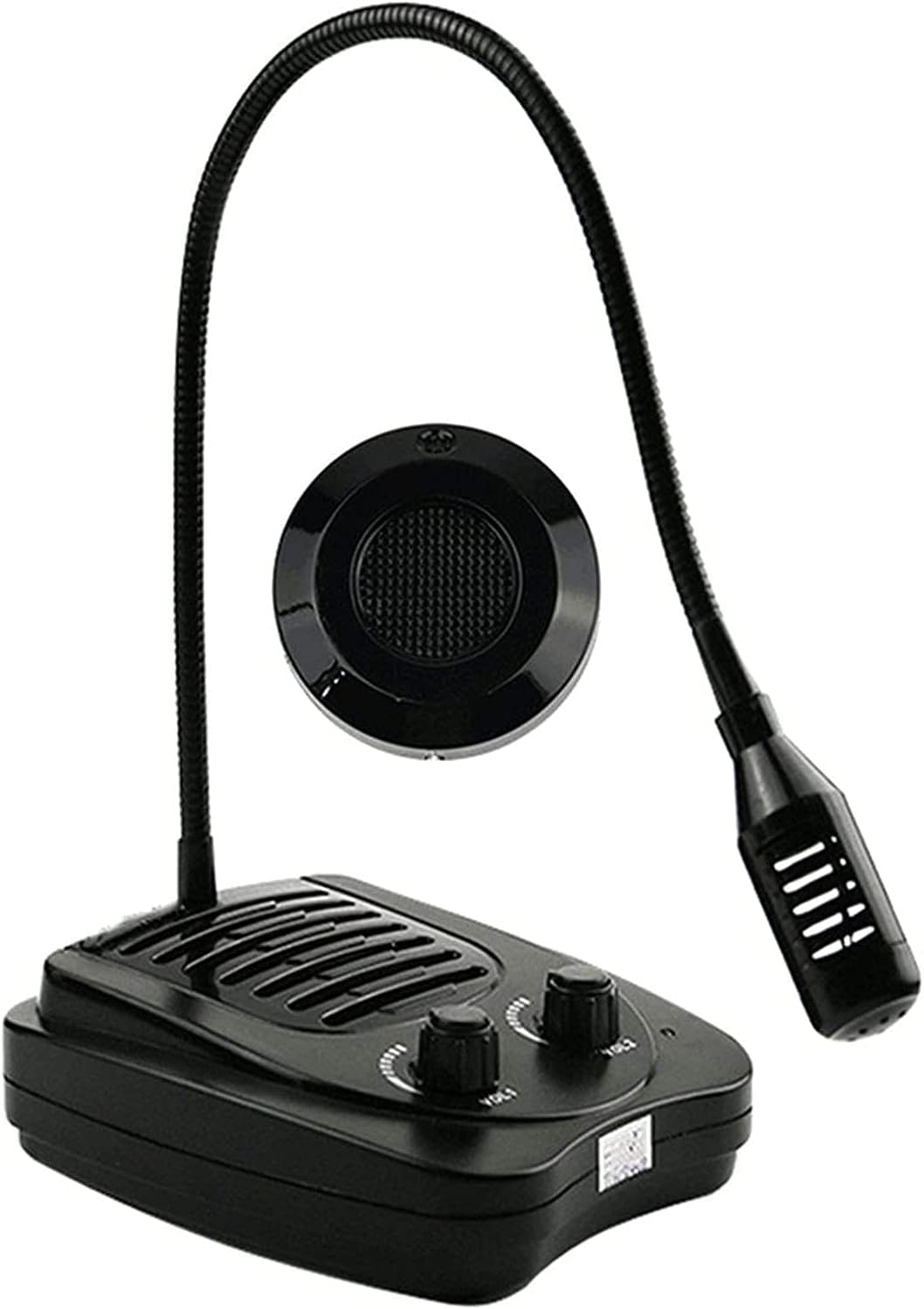 CHROX Dual Way Window Intercom System, Anti-Interference Window Glass Speaker,Voice Interphone,for Store,Office,Hospital,Securities Company,Restaurant