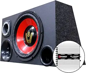 Kit Caixa Trio Som Falante 12 Pol 800w Pmpo + Modulo Taramps