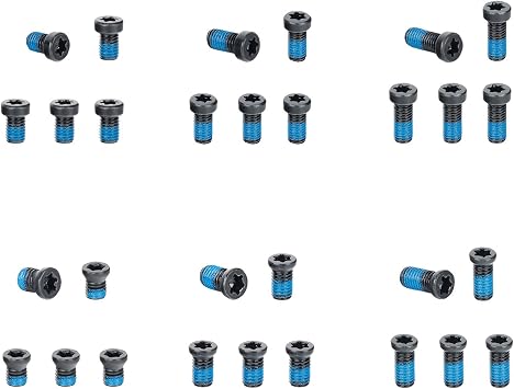ohhunt Screw Set 30 Pcs for Mount and Plates Include #8-40 Screw in 6mm/8mm/10mm Length 5 in Each Set T15 Torx Two Head Types