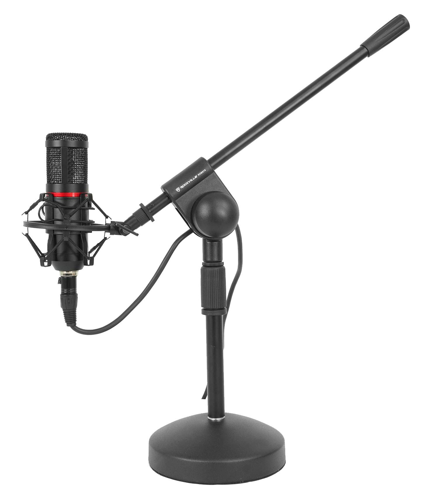 Amazon.com: Rockville RDMS70 Desktop Mic Stand with Boom+Steel 