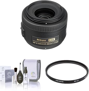 Nikon 35mm f/1.8G DX AF-S NIKKOR Lens with Accessories Kit