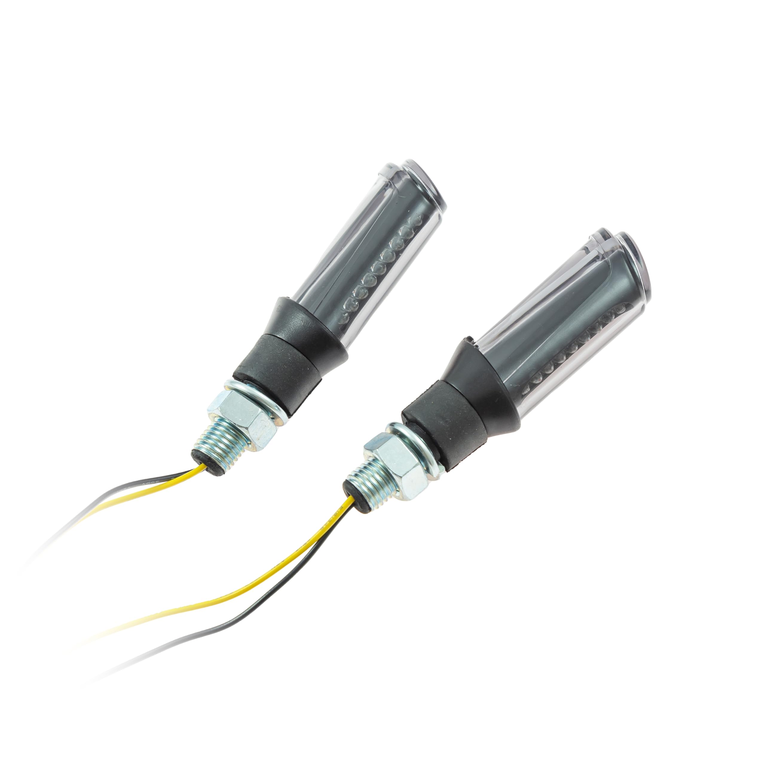 Universal motocicleta Intermitentes de LED Shaft tintadas M10 S de Geprüft