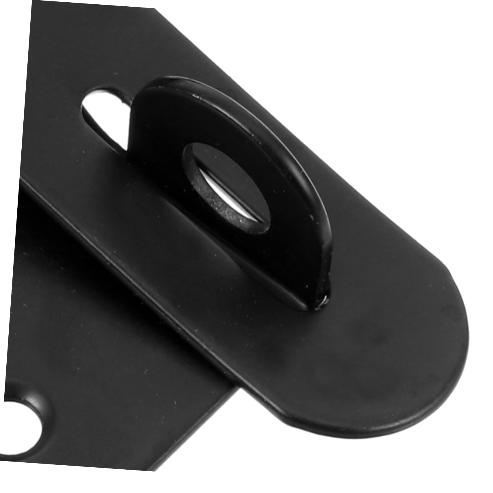 TOPBATHY 5 Pezzi Chiusura a vista del bullone della porta cancello inossidabile cromo con serratura porta lucchetto porta serratura di sicurezza per porta scorrevole fermo della porta Black