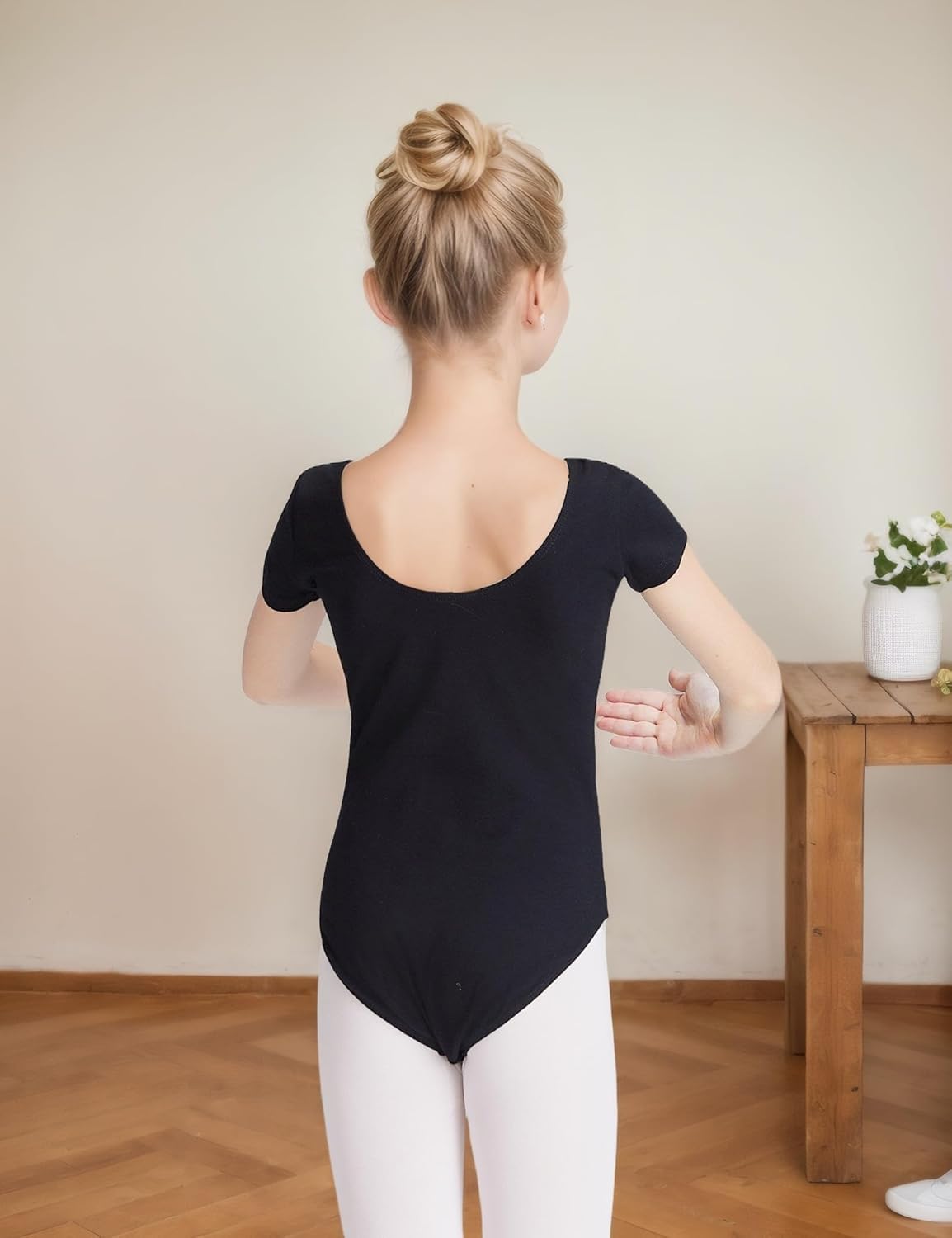 Ballet Leotards for Girls Toddler Classic Short Sleeve Gymnastics Leotard Little Kids Camisole Unitards - Image 3
