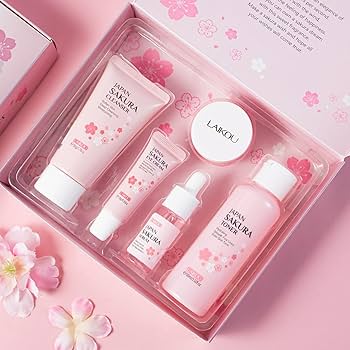 SAKURA スキンケアセット 桜ホリデーギフト】桜シリーズ スキンケアセット : スキンケア