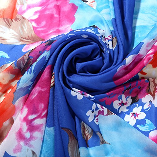 Ayliss Womens Swimwear Chiffon Printed Cover up Beach Sarong Pareo Bikini Swimsuit Wrap3