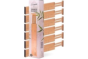 Bamboo Drawer Dividers: Expandable Organization for Every Space