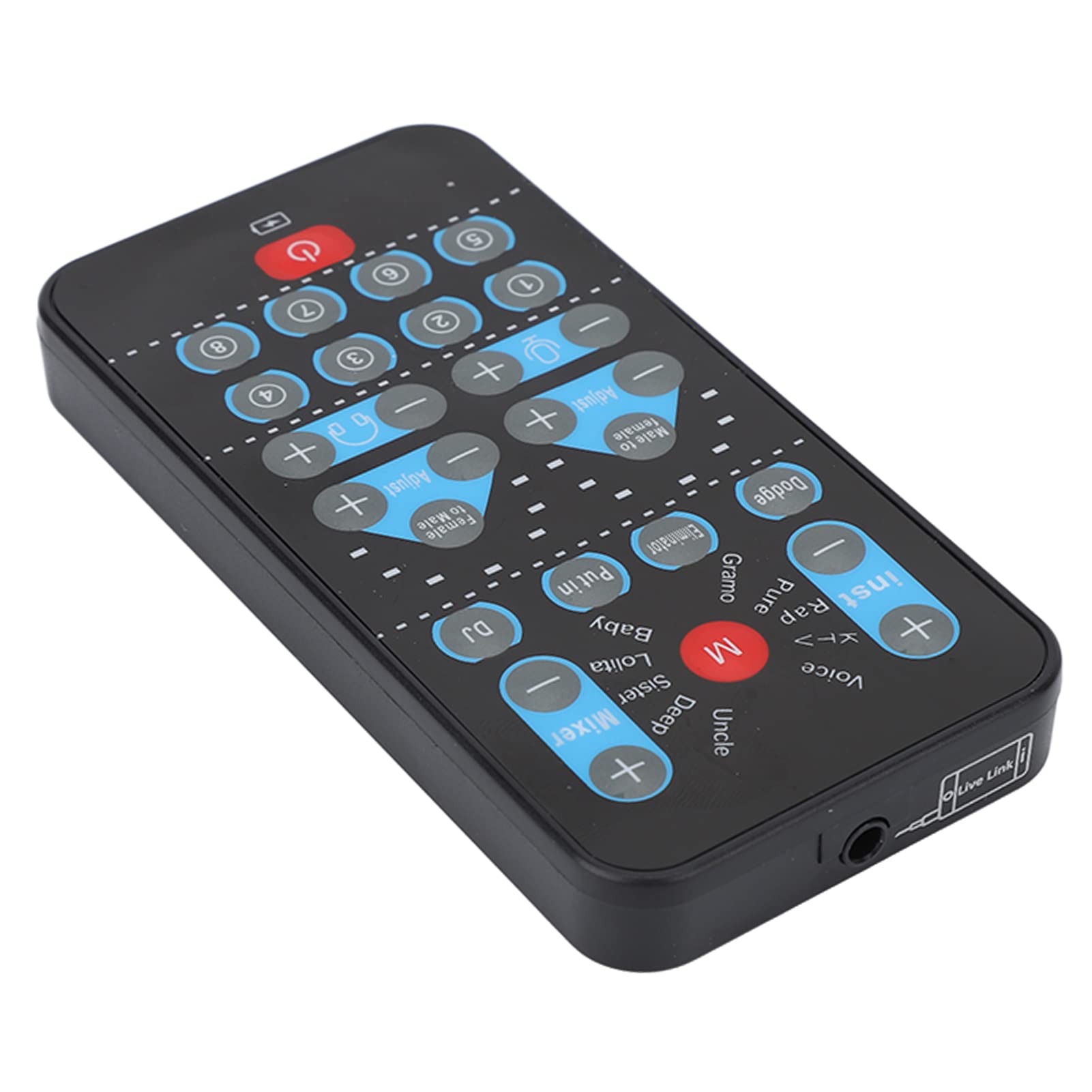 Stimmenverzerrer, Sprachwechsler mit Mikrofon 8 Soundeffekte Sprachwechselgerät Gaming Voice Changer Sound Live Soundkarte Unterstützt Mehrere Sprachen