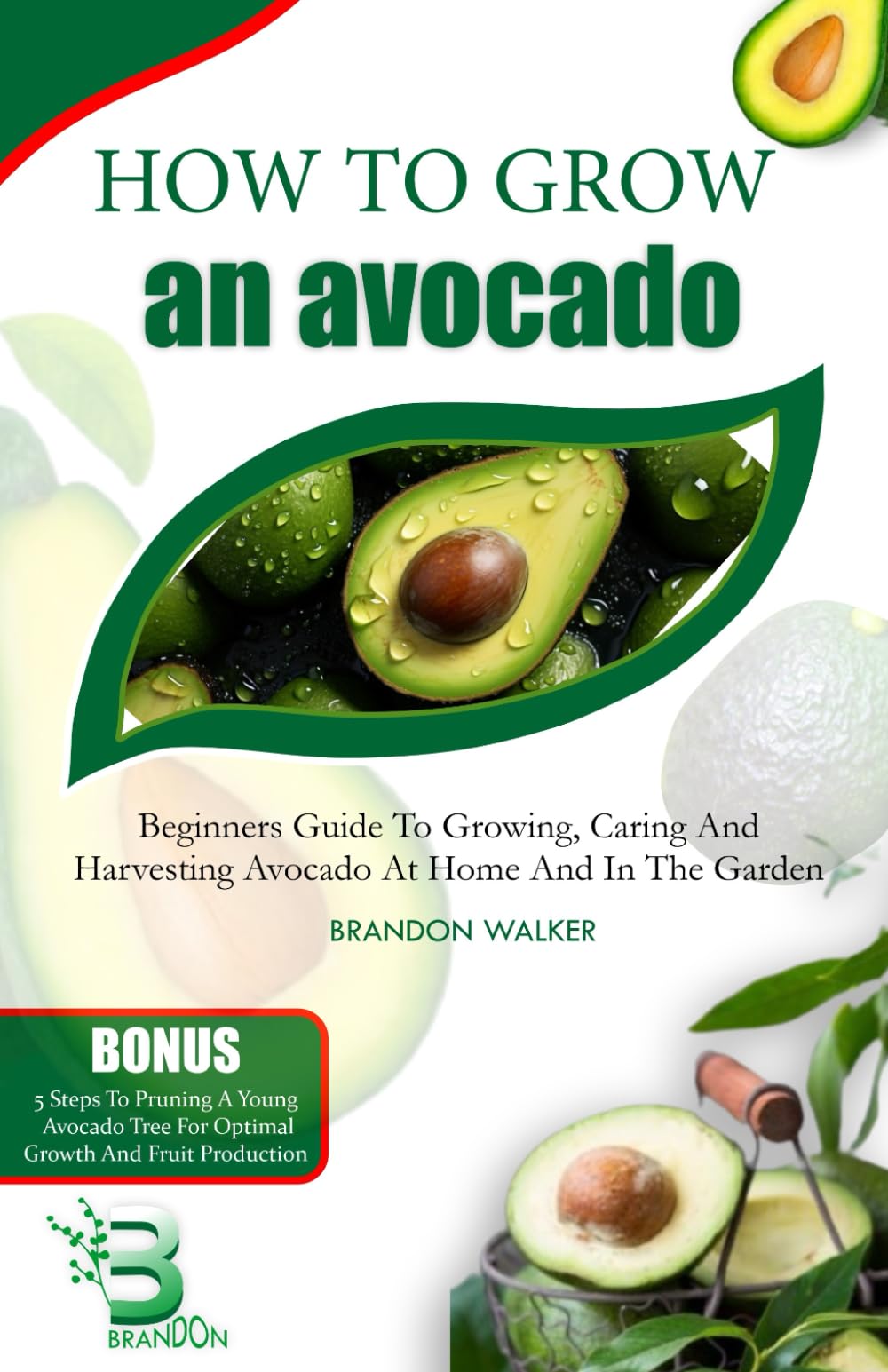 HOW TO GROW AN AVOCADO: Beginners Guide To Growing, Caring and Harvesting Avocado at Home And in The Garden (Growing crops and edible blooms in your