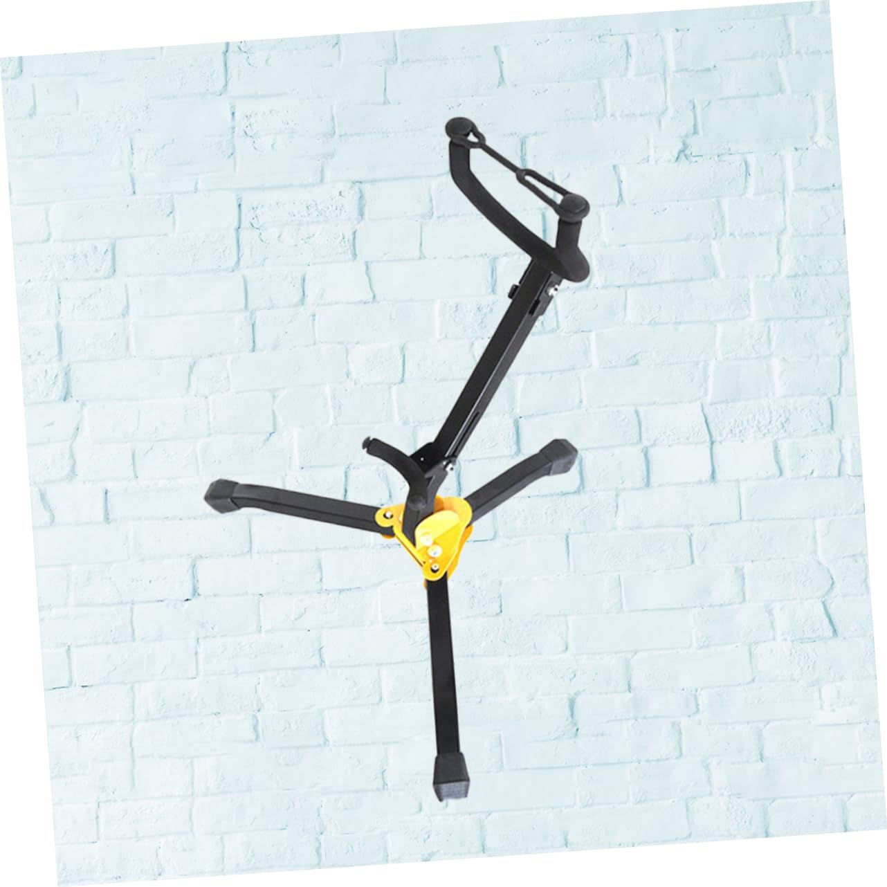 Hemoton Foldable Saxophone Stand Saxophone Hanger Metal Material Portable Trumpet Instrument Bracket