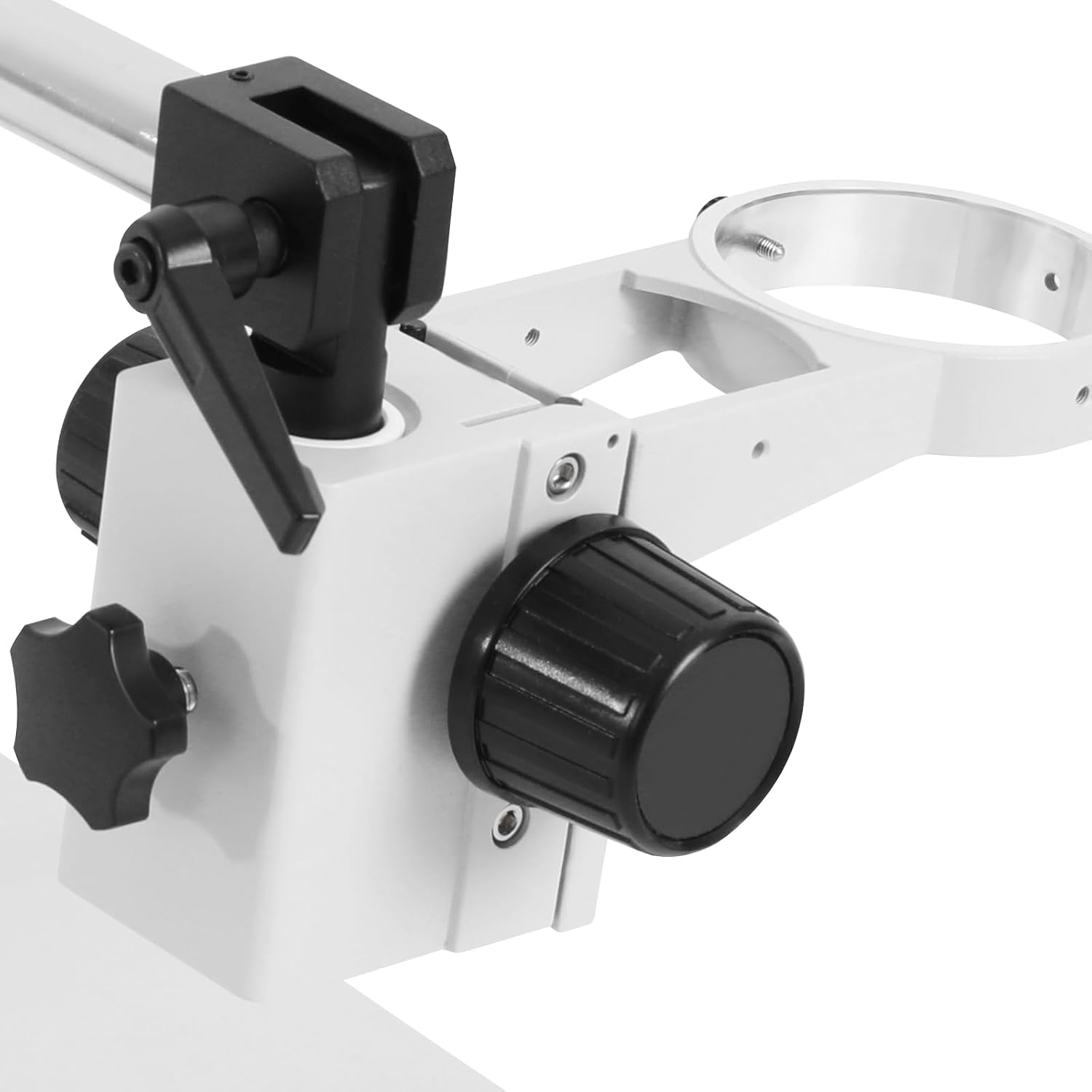 360° Rotating Microscope Stand for Binocular & Trinocular Microscopes, Height Adjustable Microscope Bracket Holder, 2.99'' Inner Diameter, for School Laboratory Research Institution