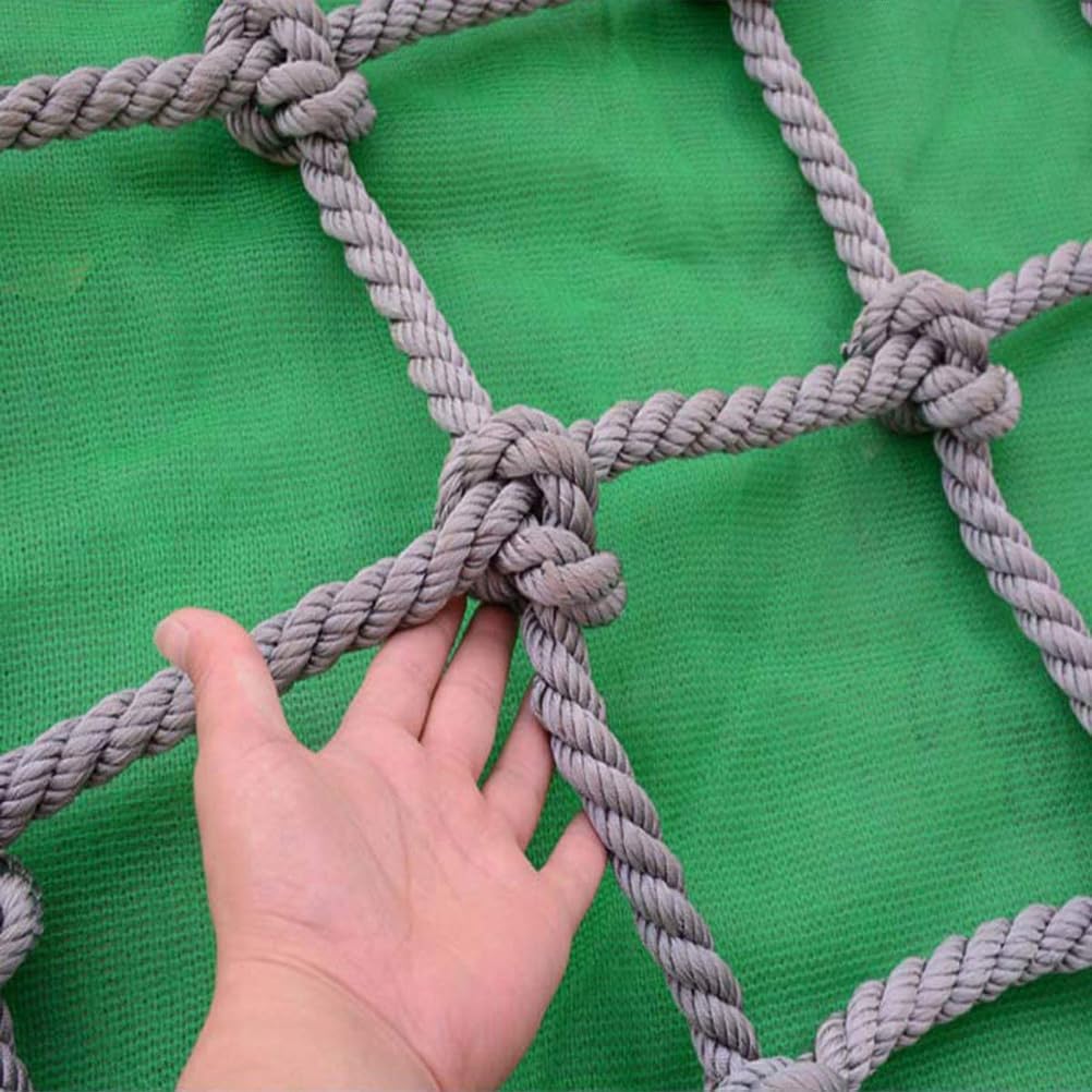Heavy-Duty Outdoor Climbing Net 1x2m (3.3x6.6ft) - Safe Rope Ladder for Kids' Play Areas, Playgrounds, Balcony & Stair Fences - Durable Cargo Net for Fun & Safety