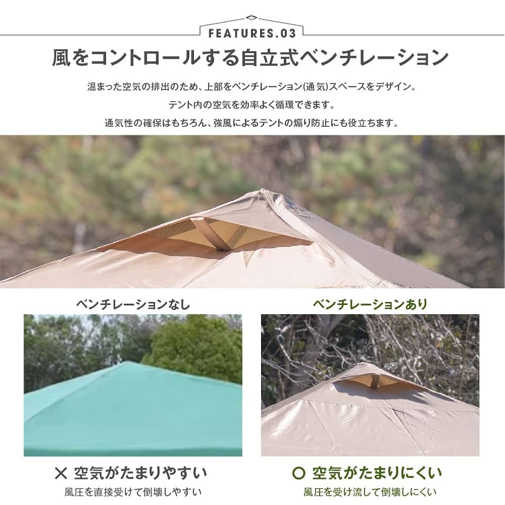 テント・タープ  beta light Amazon | South Light テント オーニングタープテント キャンプ