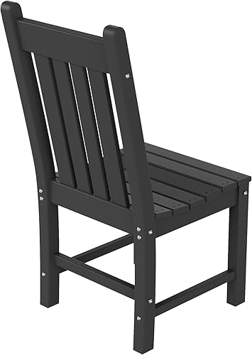 Miniatura 6 de WestinTrends Malibu Malibu - Silla de comedor para patio al aire libre, color gris