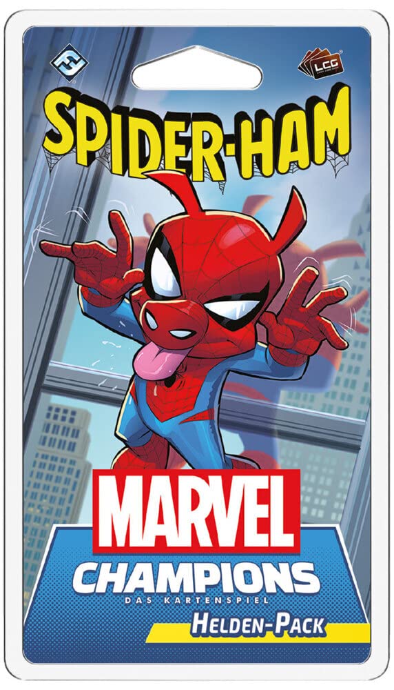 Fantasy Flight Games FFGD2929 Marvel Champions: LCG - Spider-Ham Game, Multicoloured, Colourful, 2. Helden Erweiterung