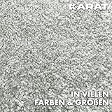 KARAT Teppich rund Ø 50cm Silbergrau - Moderner Flauschiger Velours Kurzflor Teppich für Kinderzimmer - Spielteppich, Kinderteppich Krokodil