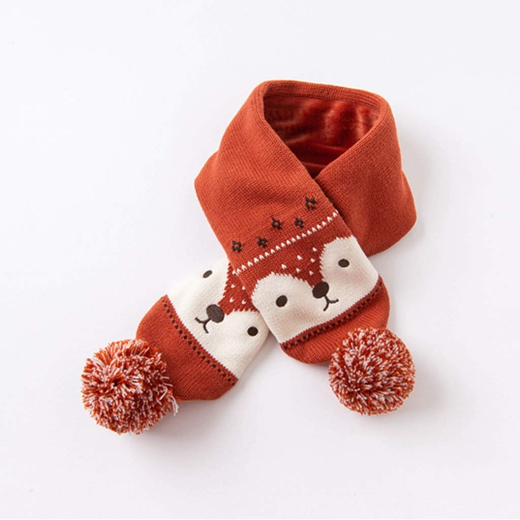 Bebé Babero Invierno Niños Lindo Más Terciopelo Cálido Bufanda Mujer Saludable, Lindo y Suave