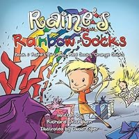 Raine's Rainbow Socks: Book 1: Happy Birthday Raine, Red Socks, Orange Socks 1504939638 Book Cover