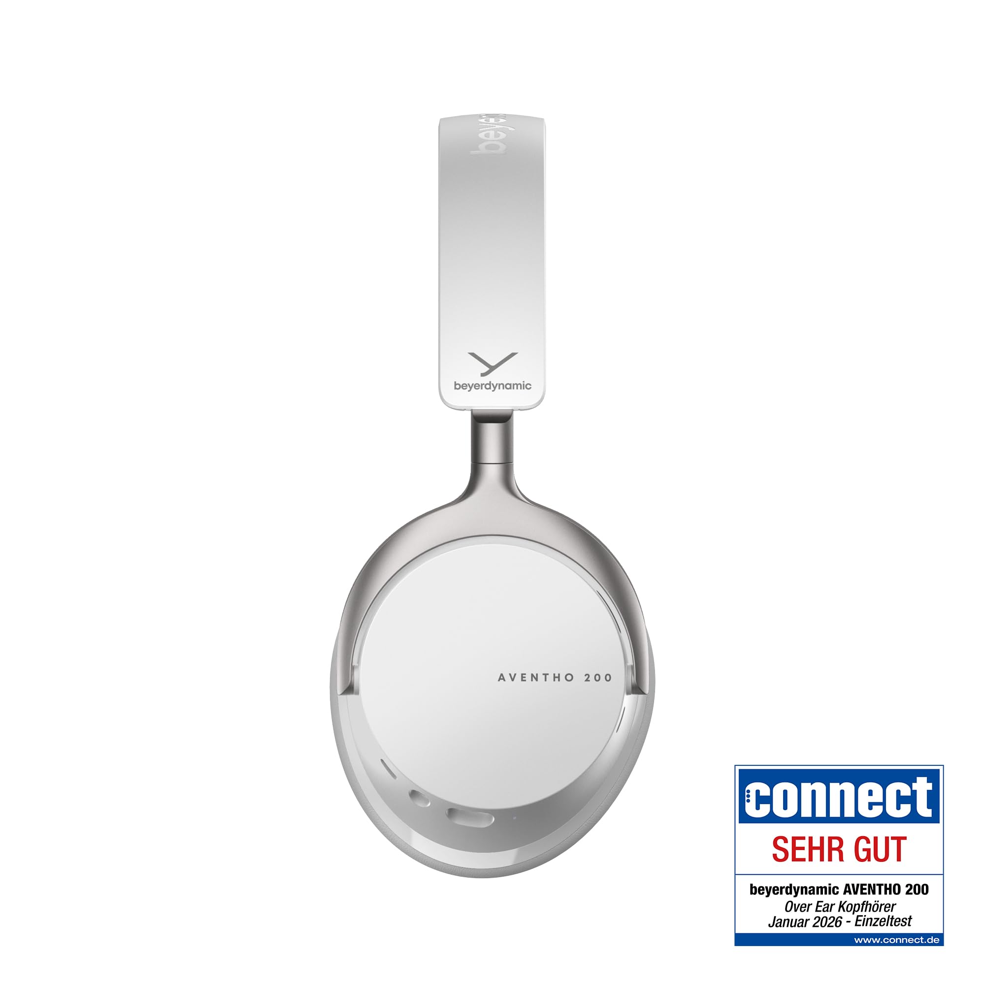 beyerdynamic AVENTHO 200 Wireless Over-Ear Kopfhörer mit aktiver Geräuschunterdrückung, 60 Stunden Akkulaufzeit, austauschbare Ohrpolster, Design in Nordic Grey - neues Update per App verfügbar