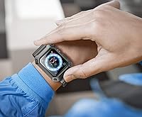 Vista 7 de SUPCASE Funda con correa para Apple Watch 9/8/7/6/5/4/SE de 45/44mm (Unicorn Beetle Pro), [antiarañazos] [protector de parachoques], funda