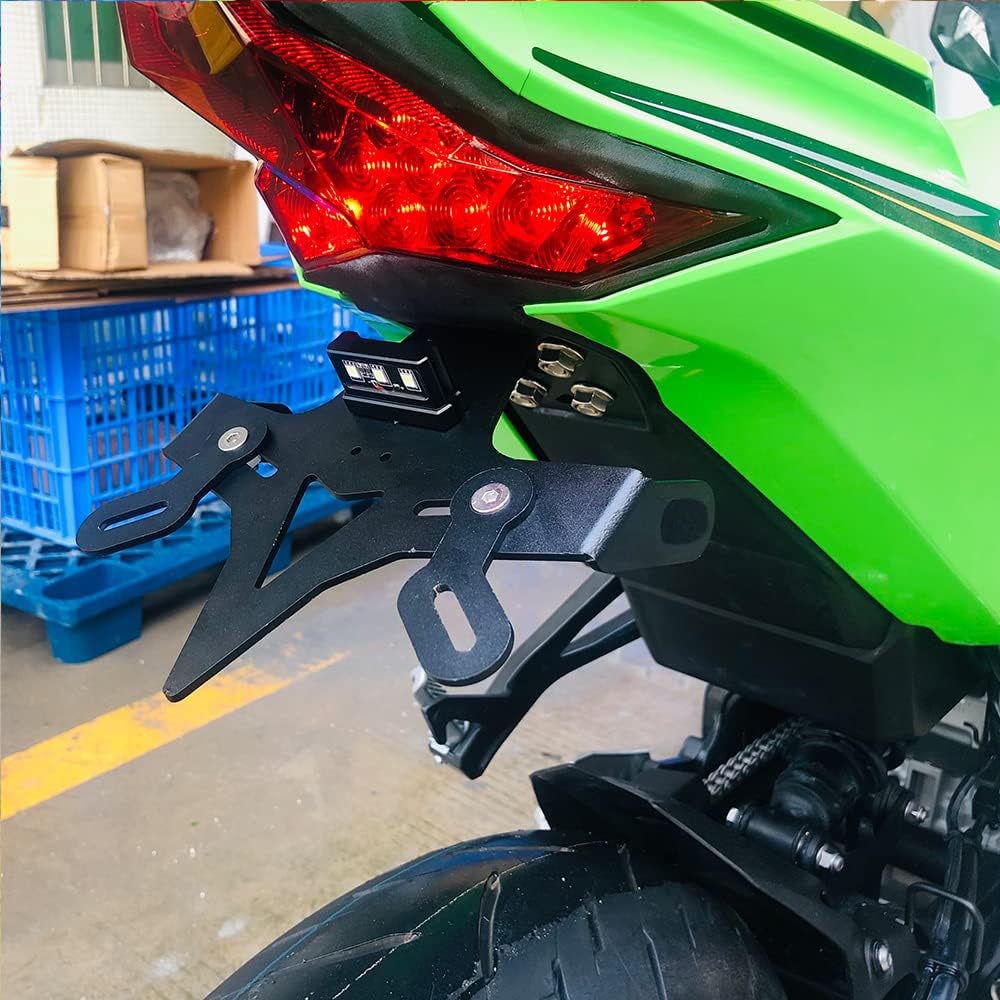 ZX4R ZX25R Foldable License Registration Plate Bracket