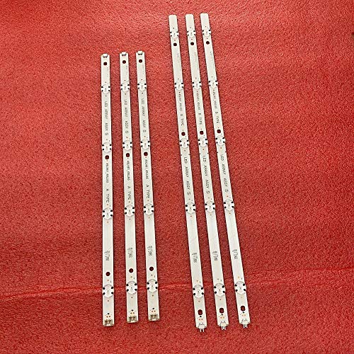 Miwaimao 5set=30pcs ED Backlight Strip for LG 49LJ614V 49UJ651V 49UJ701V 49UJ670 49UJ634V 49LJ61 49LH61 49UJ65 A B 17Y 49UJ65_A B_27LED