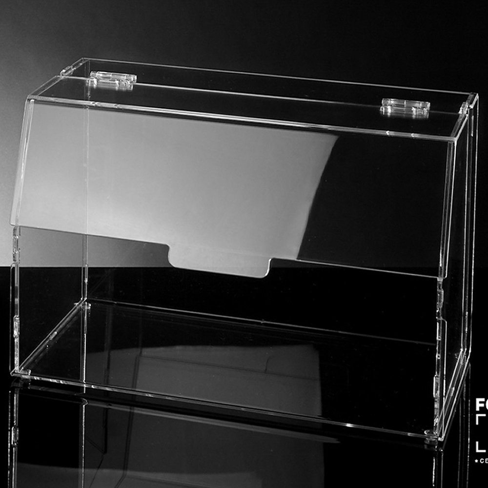 Vitrina pastelería de banco a caja ancho 43,5 cm profundidad 25,5 cm Altura 27,5 cm