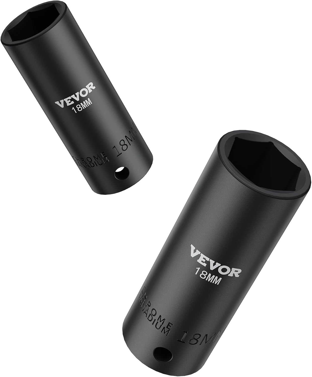 VEVOR Impact Socket Set, 26pcs x 1/2inch Metric 10mm-36mm Impact Sockets, 6-Point Deep Socket Rugged Construction High-torque, Cr-V 1/2 Inches Drive Socket Set Impact with a Storage Cage - Image 10