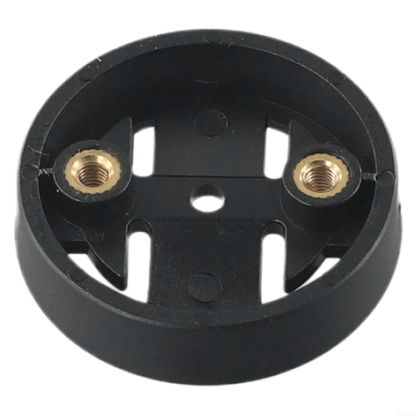 Base adaptador de montaje para Garmin Edge bicicleta ordenador odómetro ligero ABS montaje frontal para cámara o conector de luz con pernos se adapta a la parte inferior fijación segura fácil de