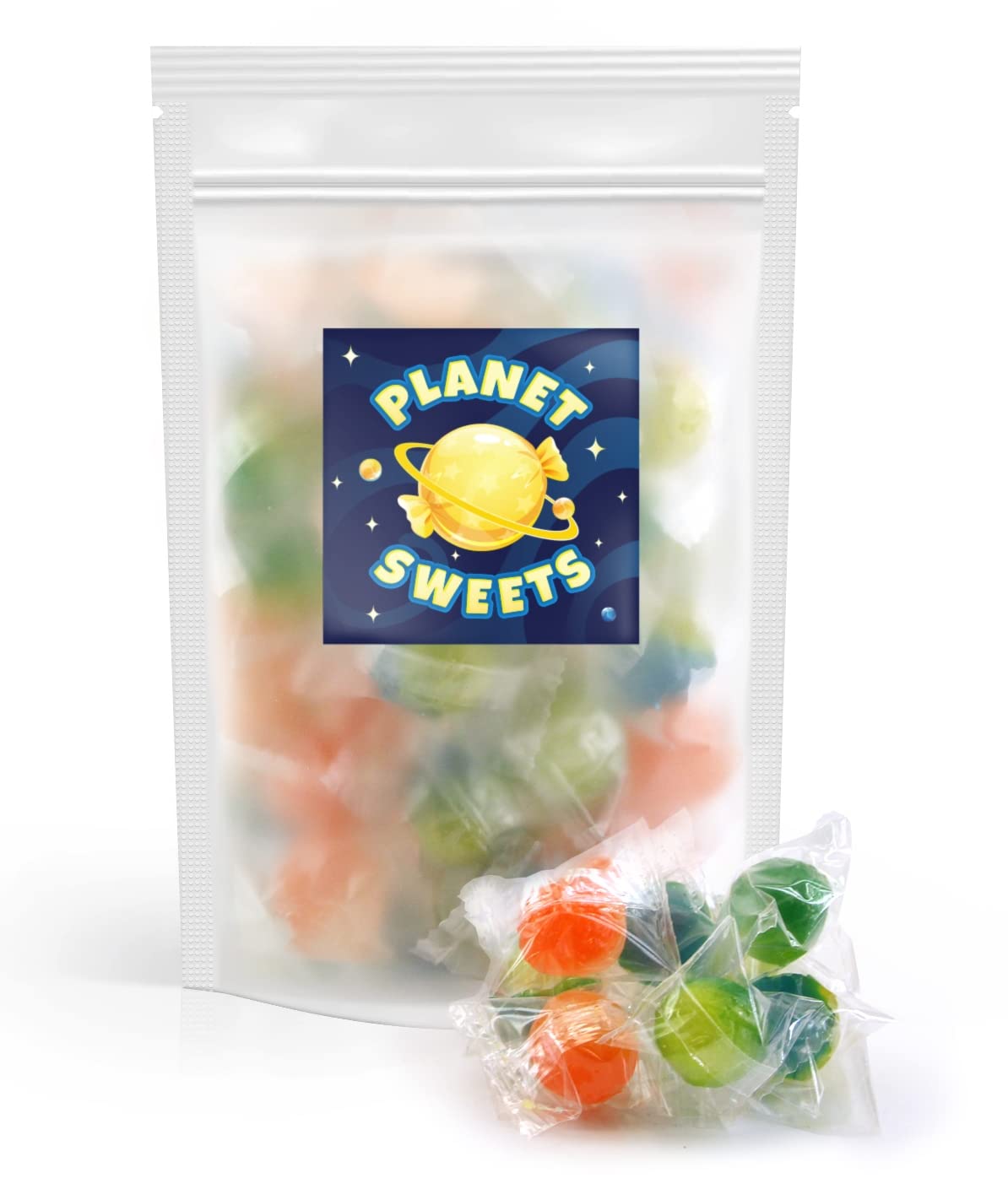 Sweets Super Sour Balls Hard Candy 8 Ounce Individually Wrapped Old