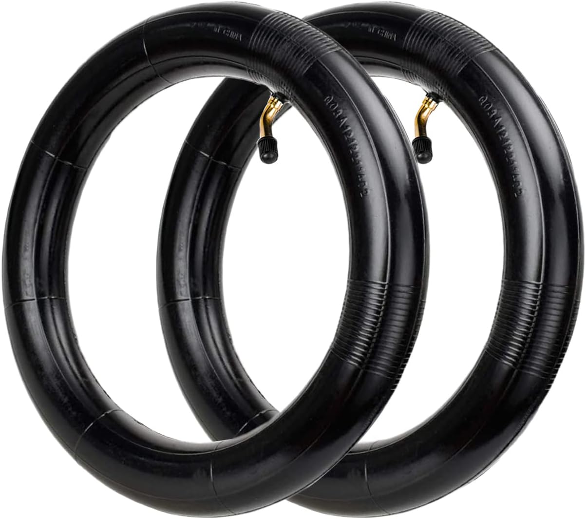 12/12.5 x 2.5/3.0 Scooters Replacement Inner Tube with CR202 Stem Compatible with 12.5 X 2.5 12.5 X 2.75 12.5 X 3.0 12 X 2.5 12 X 2.75 12 X 3.0 12 1/2 x 2 3/4 Most Bike/Scooter Tire Tube 2-Pack