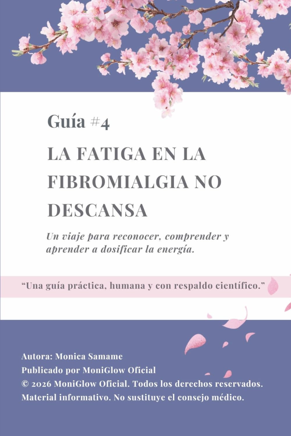 La fatiga en la fibromialgia no descansa (Black & White Edition): Un viaje para reconocer, comprender y aprender a dosificar la energía. (EL DOLOR NO APAGA LA LUZ - MoniGlow Series)