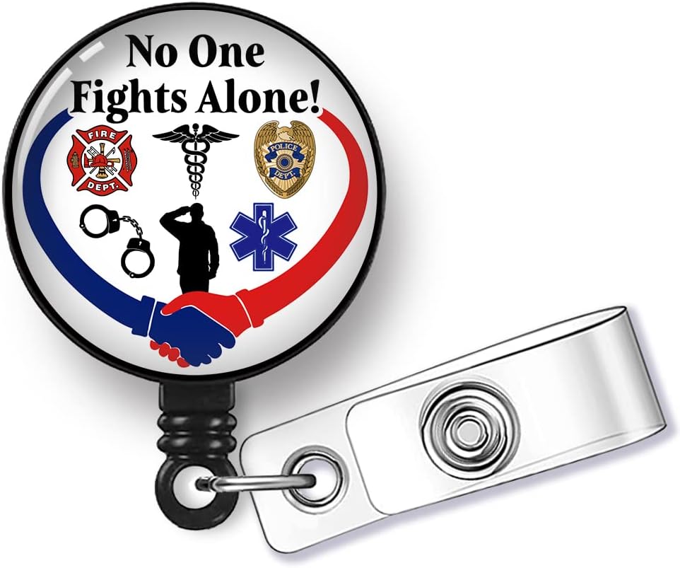 Wigspedia Retractable Name ID Badge Holder Reel/ID Badge