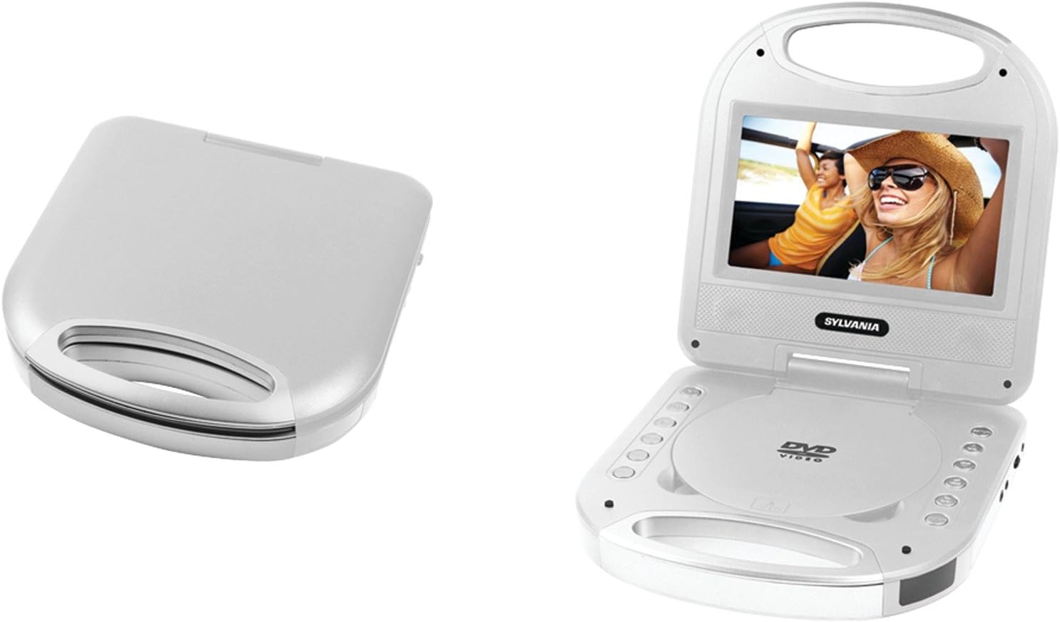 Amazon Com Sylvania Sdvd7049 7 Inch Portable Dvd Player With Handle Fully Compatible With Dvd Cd Mp3 Black Everything Else Amazon Com Sylvania Sdvd7049 7 Inch Portable Dvd Player With Handle Fully Compatible With Dvd Cd Mp3 Black Everything Else