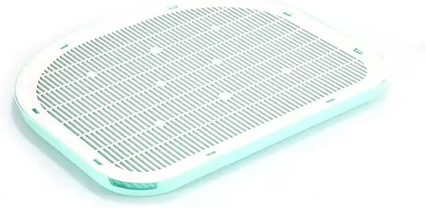 Cat Litter Mat Litter Trapping Mat,19.29"×14.96",Double-layer Cat Litter Box Mat for Floor,XL Litter Matt for Kitty,Mat Catcher,Waterproof,Washable,Easy Clean,Less Waste(Green)