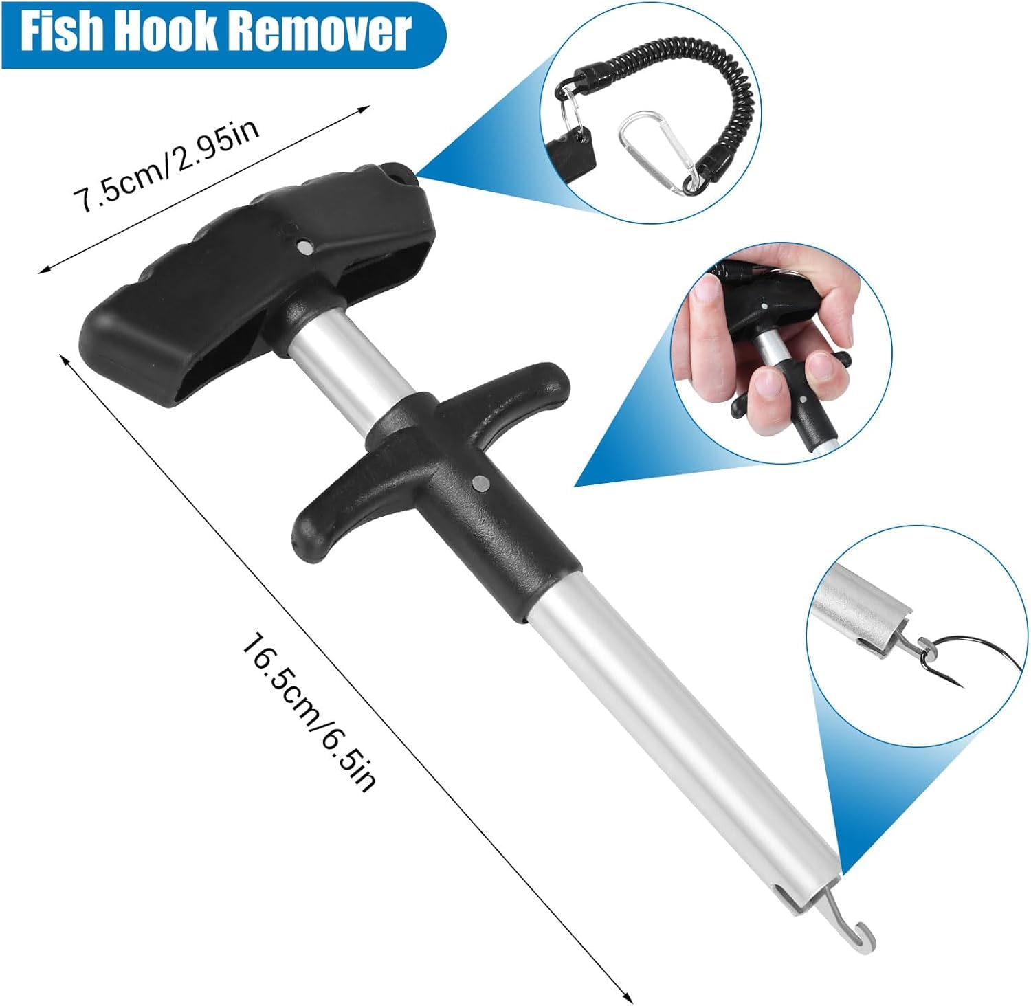 Juego de maletín de pesca, caja de pesca con clips para labios, removedor de ganchos, cebo para trucha, cebo de perca, equipo de pesca para adultos, principiantes, regalo de pesca para hombres para