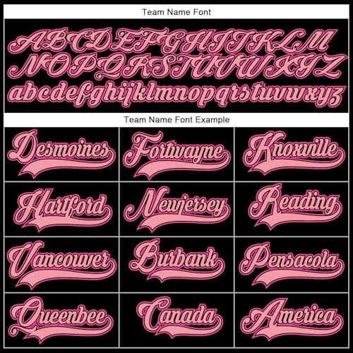 Custom Women Girls Ice Hockey Uniforms Black Pink Personalized Printed/Stitched Medium Pink Name Number Team Logo Hockey Jersey Sweatshirt, Design Long Sleeve Lace-up Neck Sports Shirt for Adult Youth