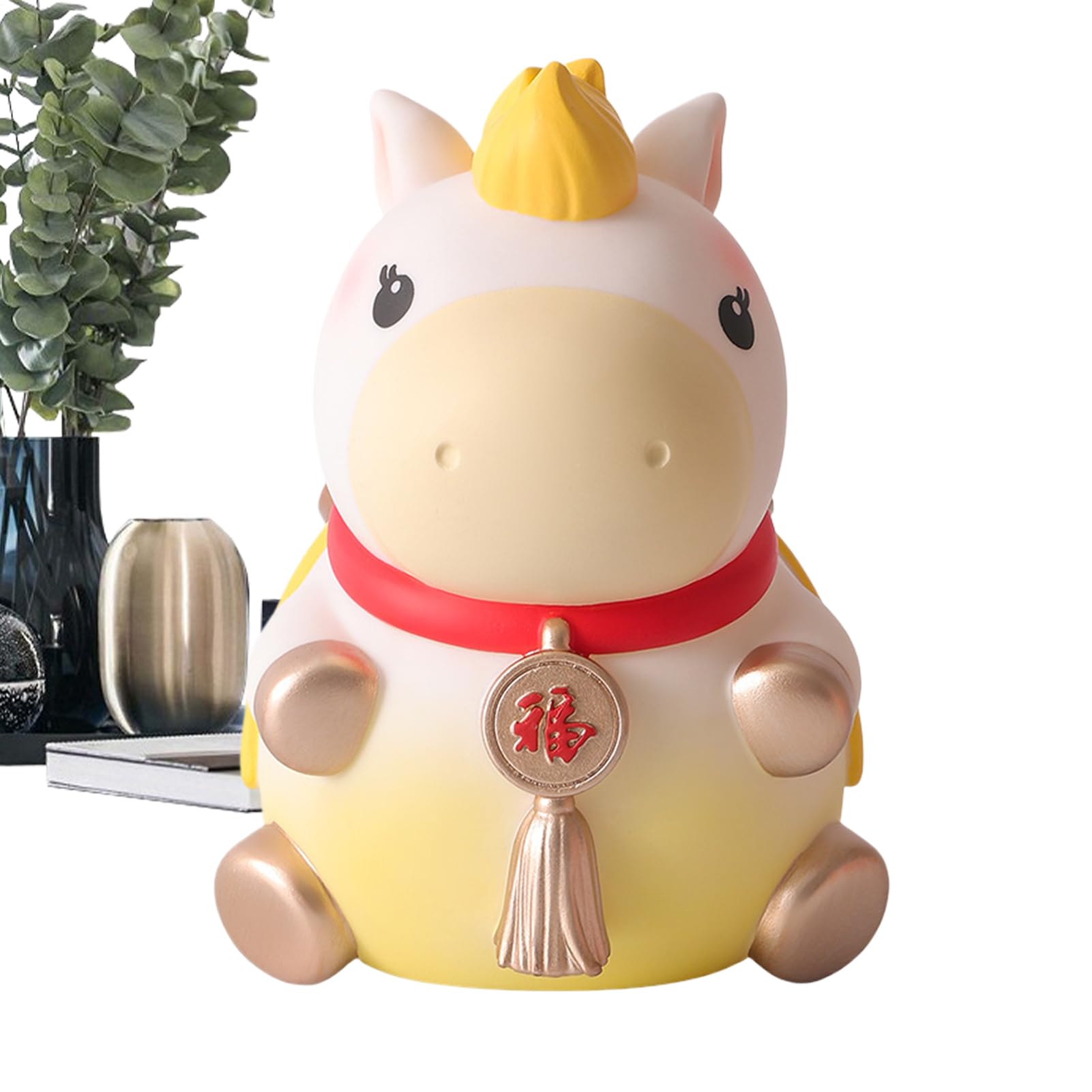 Tirelire pour enfants cheval faite à la main décoration maison anniversaire Noël Pâques