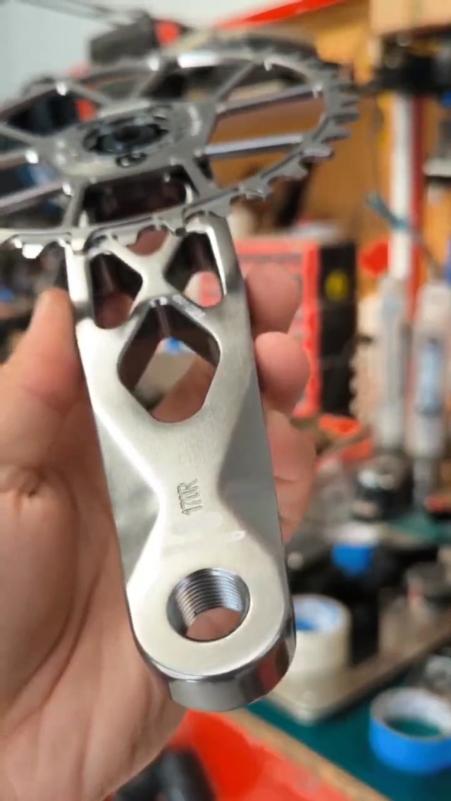 Amazon.com : EVOSID MTB Bike Crankset, Bicycle Crank Arm Set 170mm