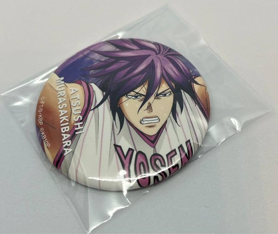 黒子のバスケ紫原敦缶バッジ