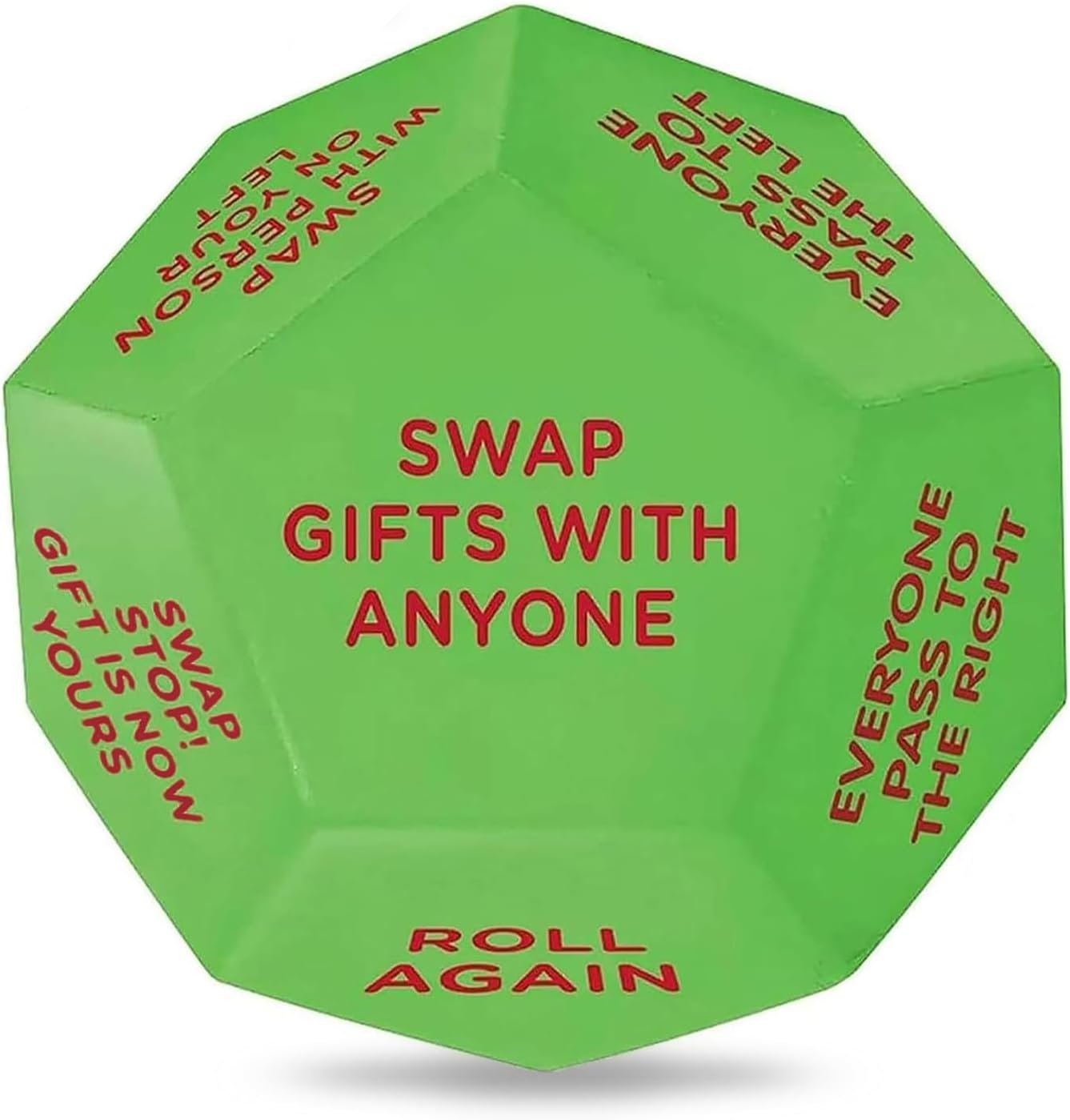 Santa Swap Gift Exchange Dice, 3 * 3in Exchange Gifts Family Game, Christmas Stocking Stuffers Gift Exchange Dice Games for Friends for Xmas, Birthday, Party and Family Night, Holiday