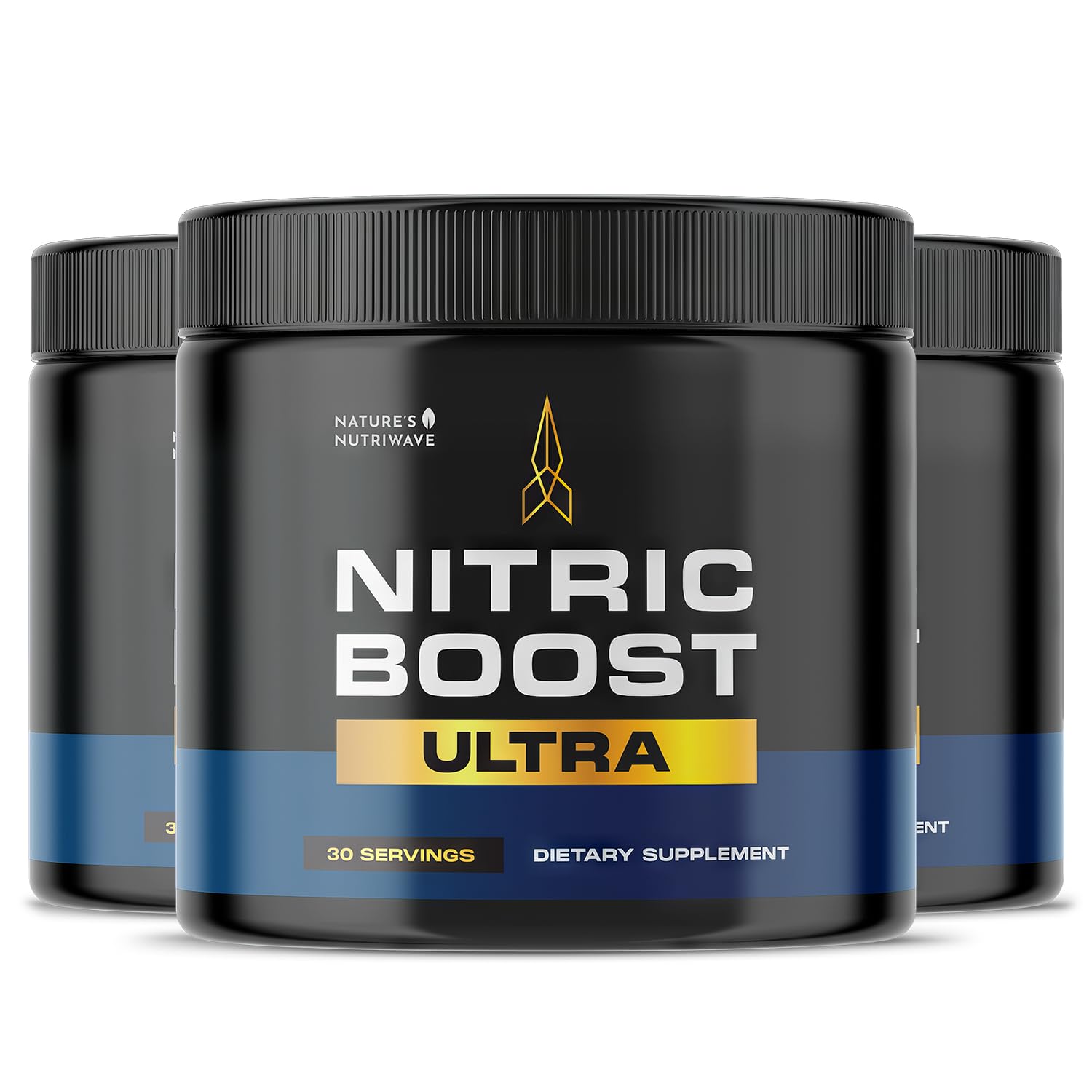 Nitric Boost Ultra Powder – GMP-Certified – 30 Servings, 3 Month Supply
